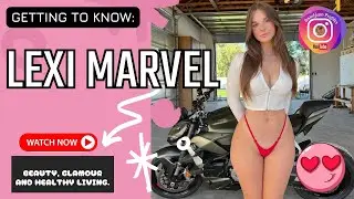 Meet LEXI MARVEL: 🇺🇸Instagram's Star ✨who loves cars and motorcycles | Curvy Model | IGP