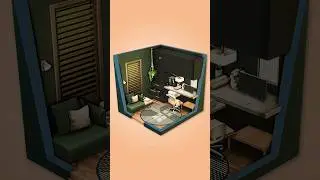 Modern Office Space 🖥️  The Sims 4 Stop Motion Short | CC | 