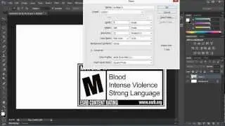 How to create the ESRB Rating Logo in Photoshop