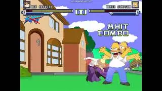 MUGEN Red Arcueid vs Homer Simpson