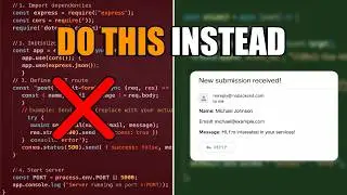 Stop Building Backends for Contact Forms