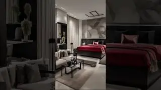 Bedroom design modern style #vray #interiordesign #architecture #shorts #sketchup #render #3d #fyp