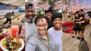 SHE BOUGHT HER FIRST CAR!! | FAMILY FUN DAY, BOWLING, FOOD & TJ MAXX
