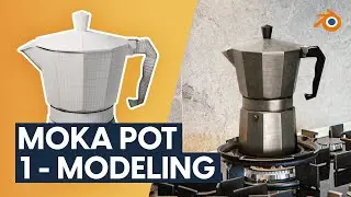 Blender Tutorial - Modeling a Moka Pot [1/3]
