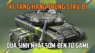 Xe tăng hạng trung Strv 81 | WoT Blitz
