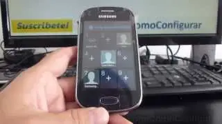 como Configurar la marcación rápida para un contacto samsung Galaxy fame S6810 español Full HD
