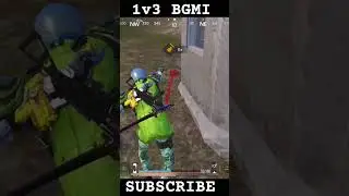 1v3 clutch⚡️ #bgmi #ytshorts #gaming