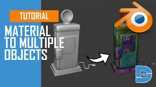 Switching From Maya to Blender 2.82 - Apply Material to Multiple Objects