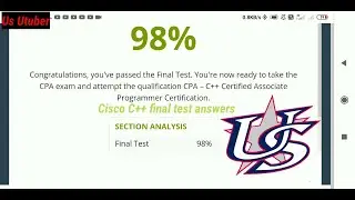 Cisco C++ final exam test answers