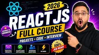 ReactJS Full Course in Hindi – Beginner to Advanced with Projects + Interview Guide