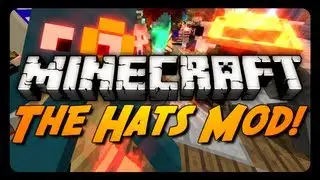 Minecraft Mod Review: THE HATS MOD! (77 Choices, Multiplayer Compatible!)