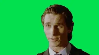 Green Screen Patrick Bateman Restaurant Scene | American Psycho