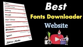 Best Fonts Downloader Website For Content Creator | Stylish Fonts Download For Free