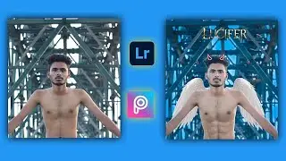Lucifer Concept Photo Editing Tutorial In Mobile // Lucifer photo Editing // #lucifer #editing #nsb