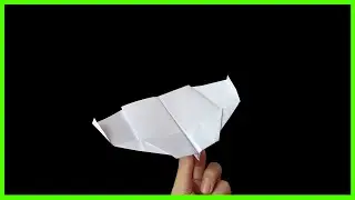 Как сделать бумажный самолетик бумеранг, который возвращается 57 origami paper airplane