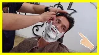 The Turkish Barber Razor blade wet Shave and Head massage from Barber Turko Tıraş