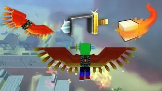 PHOENIX WINGS + SWORD HAT Great Win Pixel Gun 3D BATTLE ROYALE