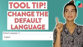 How To Change The Default Language Of Your Projects