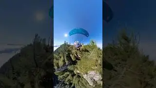 TIGHT PARAGLIDING TAKE OFF 🌲💥😎
