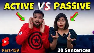 Active and Passive English Sentences, 1-Minute English, Learn English Grammar by Kanchan 