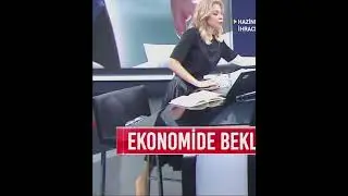 Turkish TV Presenter Ebru Baki Shoeplay 