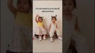 1 year old ready for school | Twins