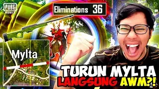 BENERAN NIH? TURUN MYLTA DAPET AWM LANGSUNG TEMBUS 36 K1LLS! - PUBG MOBILE