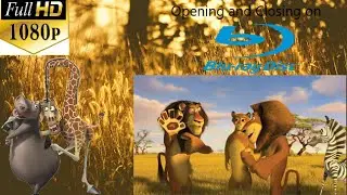 Opening and Closing to Madagascar: Escape 2 Africa 2009 Blu-ray disc (Full HD 1080P)