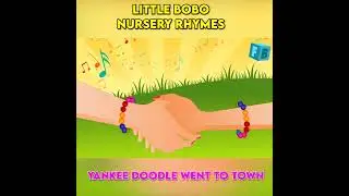 Yankee Doodle Went to Town |  Little BoBo Nursery Rhymes and Kids Songs | Riding on a Pony  #shorts