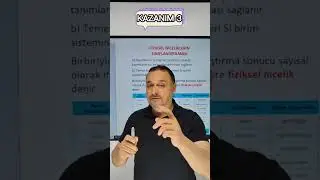 FİZİKSEL NİCELİKLER. TEMEL VE TÜRETİLMİŞ BÜYÜKLÜKLER. #yksfizikkazanımları 3