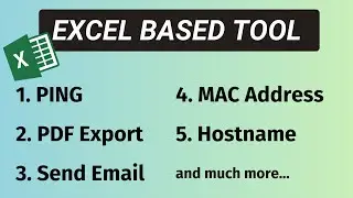 Excel-Based Tools Collection | Ping | Monitoring | Networking | VBA