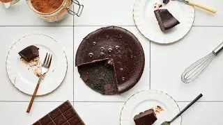 La tarta de  CHOCOLATE más fácil | Solo 4 INGREDIENTES
