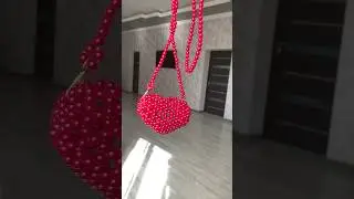 Сумка сердце ♥️ #handmade #работа #2024 #хобби #ручная_работа #интересно #сумка #сумка #бусины