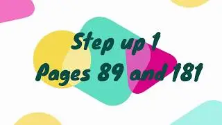 CORREZIONE Esercizi dal testo Step up 1 (pages 89 181)