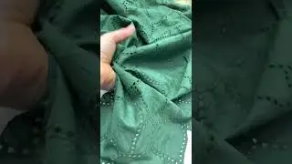 Видеообзор Шитье с фестонами тарная зелень