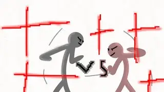 Grey VS Light red (3.6k Special) Impact frames+yutapon cubes Flipaclip