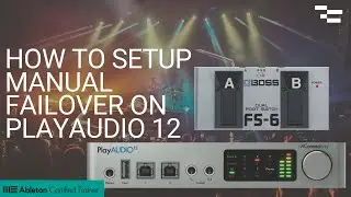 How to Setup Manual Failover on the PlayAudio 12 with a Boss FS-6 Dual FootSwitch