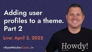 🔥🔥 Adding user profiles to the Block Developer Cookbook. Part 2 🔥🔥