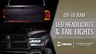 FULL LED Replacement Headlights & Tail Lights for the 2009 - 2018 Ram | GTR Lighting