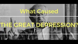 Milton Friedman on the true cause of the Great Depression