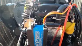 How I made a precision throttle control for my 9.9 kicker motor.