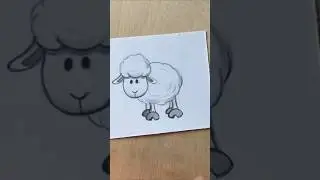 Рисуем овечку в графике за 1 минуту! 🐑 Быстрая зарисовка с Марией.