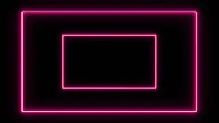 Frame animated free, Neon Light Frame no copyright, animated border, glowing frame, frame video 51