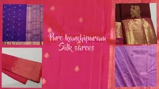 Pure kanchipuram silk sarees collection Vol. 1