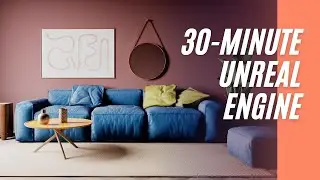 How to create interior in Unreal Engine in 30 minutes | Complete tutorial interior in Unreal 2022