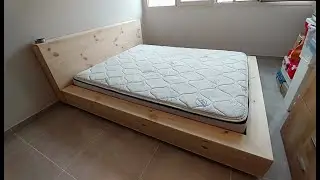 Doğal ahşap karyola yapımı