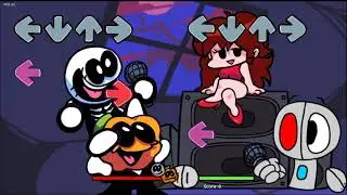 funky robot sucks at rhythm games so she plays on normal