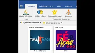 Usando a coletanea Louvor JA - Musicas JA e outros
