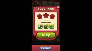 Toon Blast Level - 608 Without Boosters & Extra Moves