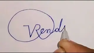 VIRENDRA Name Signature Style | A1 Writer ✍️